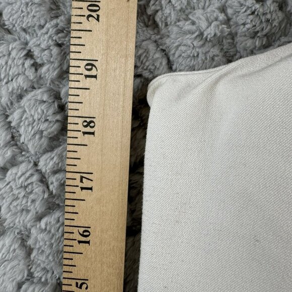 Lauren Ralph Lauren White Womens Capri's Size 16 side slit LRL EUC - Picture 8 of 9